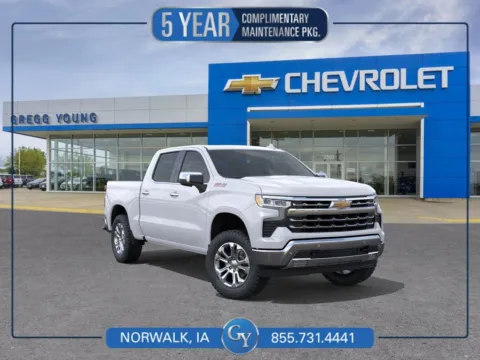 White 2025 Chevrolet Silverado 1500 LTZ for sale in Norwalk, IA