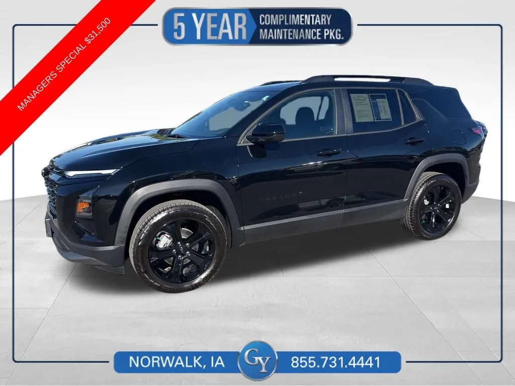 Black 2026 Chevrolet Equinox LT for sale in Norwalk, IA