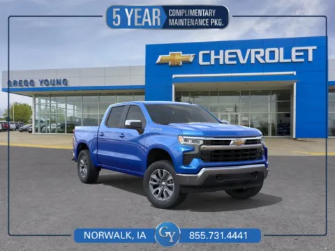 Blue 2026 Chevrolet Silverado 1500 LT for sale in Norwalk, IA
