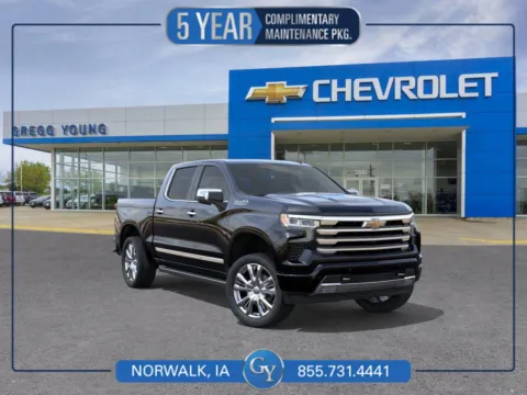Black 2026 Chevrolet Silverado 1500 High Country for sale in Norwalk, IA