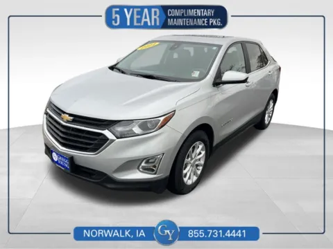 Silver 2021 Chevrolet Equinox LT for sale in Norwalk, IA
