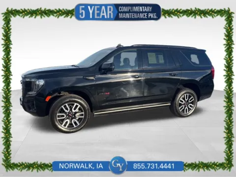 Black 2023 GMC Yukon AT4 for sale in Norwalk, IA