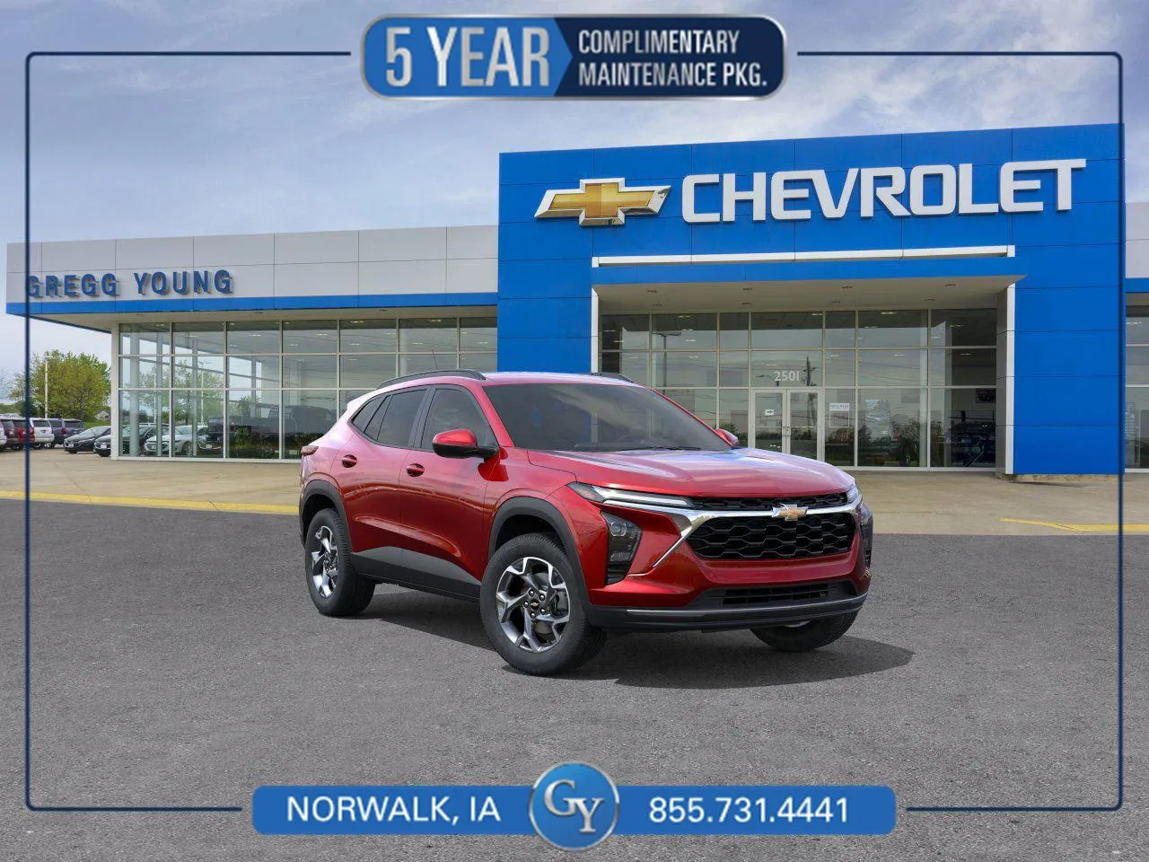 Red 2026 Chevrolet Trax LT for sale in Norwalk, IA