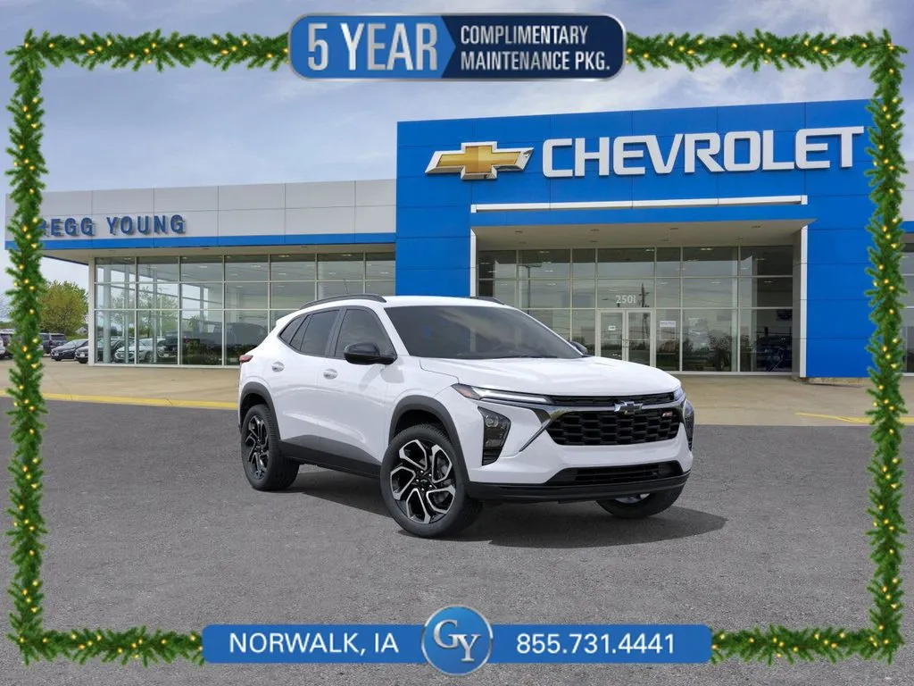 White 2026 Chevrolet Trax 2RS for sale in Norwalk, IA