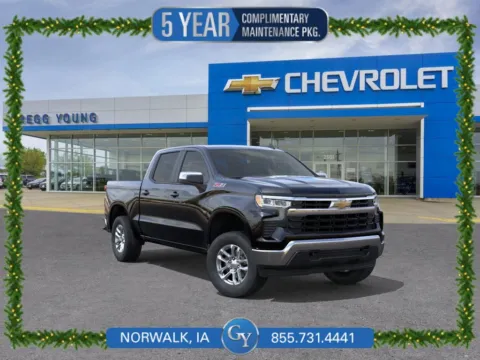 Black 2026 Chevrolet Silverado 1500 LT for sale in Norwalk, IA