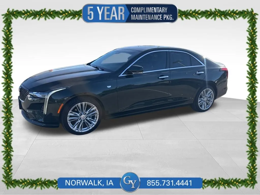 Green 2021 Cadillac CT4 Premium Luxury for sale in Norwalk, IA