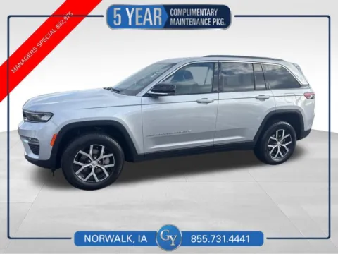 Silver 2024 Jeep Grand Cherokee Limited for sale in Norwalk, IA