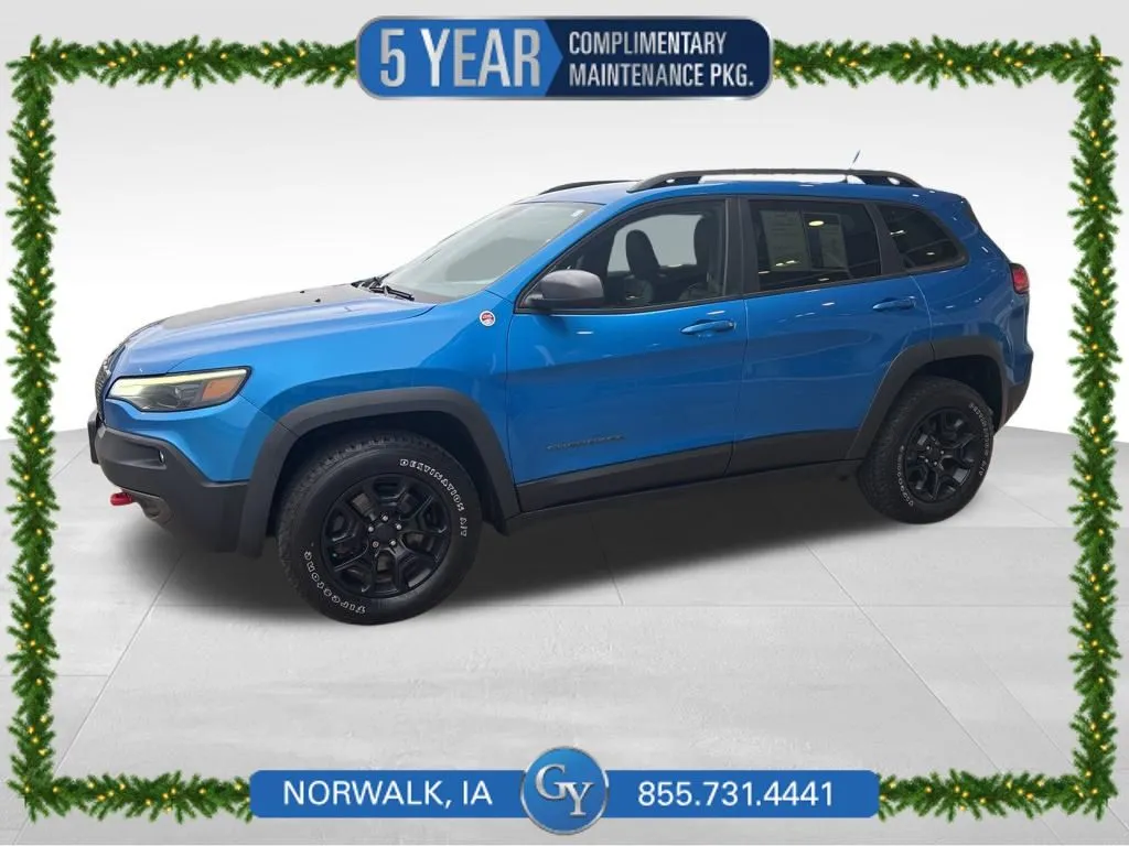 Blue 2020 Jeep Cherokee Trailhawk for sale in Norwalk, IA