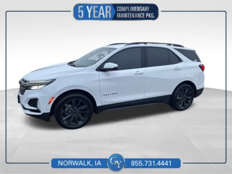 White 2023 Chevrolet Equinox RS for sale in Norwalk, IA