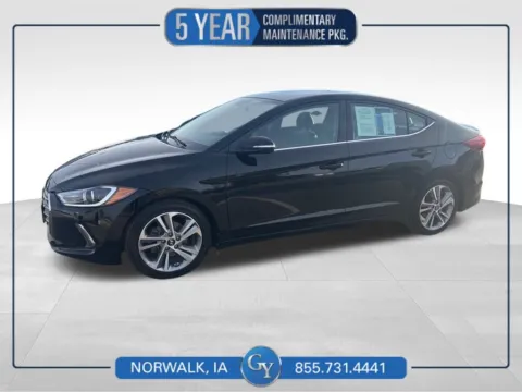 Black 2018 Hyundai Elantra Limited for sale in Norwalk, IA