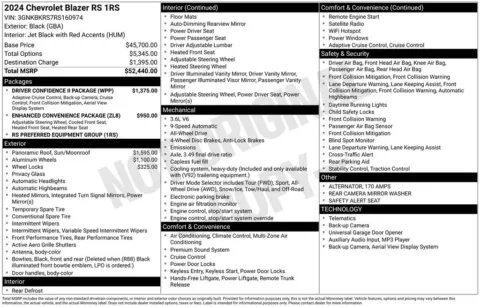 Photos of 2024 Chevrolet Blazer RS for sale in Norwalk, IA at Gregg Young Chevrolet of Norwalk