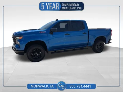 Blue 2022 Chevrolet Silverado 1500 Custom Trail Boss for sale in Norwalk, IA