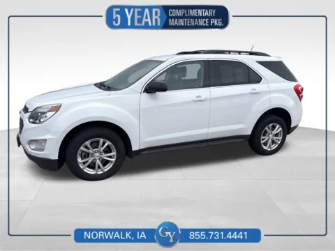 White 2017 Chevrolet Equinox LT for sale in Norwalk, IA