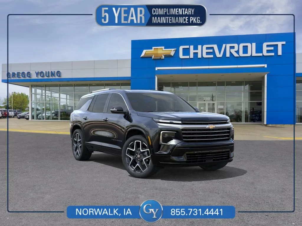 Black 2026 Chevrolet Traverse High Country for sale in Norwalk, IA