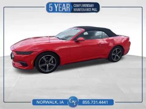 Red 2025 Ford Mustang EcoBoost Premium for sale in Norwalk, IA