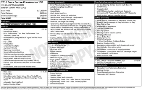 Photos of 2016 Buick Encore Convenience for sale in Norwalk, IA at Gregg Young Chevrolet of Norwalk
