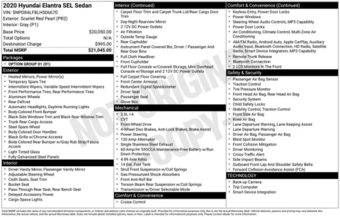 Photos of 2020 Hyundai Elantra SEL for sale in Norwalk, IA at Gregg Young Chevrolet of Norwalk