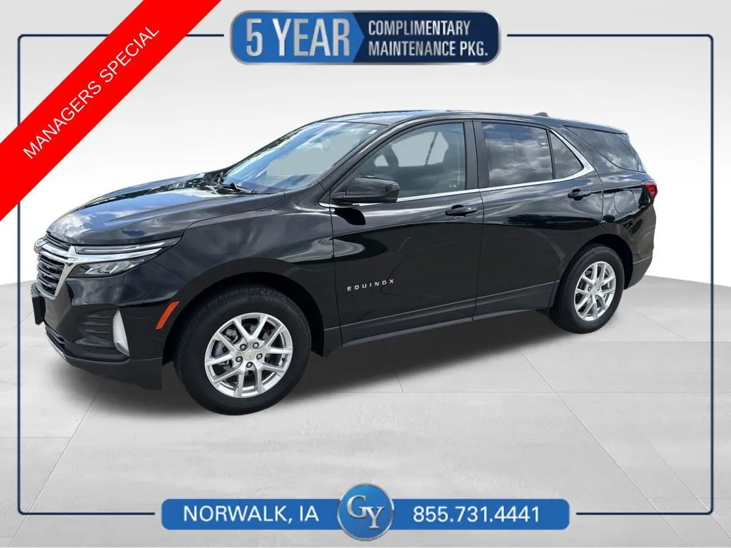 Black 2024 Chevrolet Equinox LT for sale in Norwalk, IA