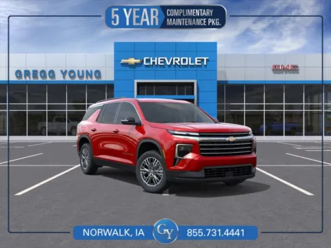 Red 2026 Chevrolet Traverse LT for sale in Norwalk, IA