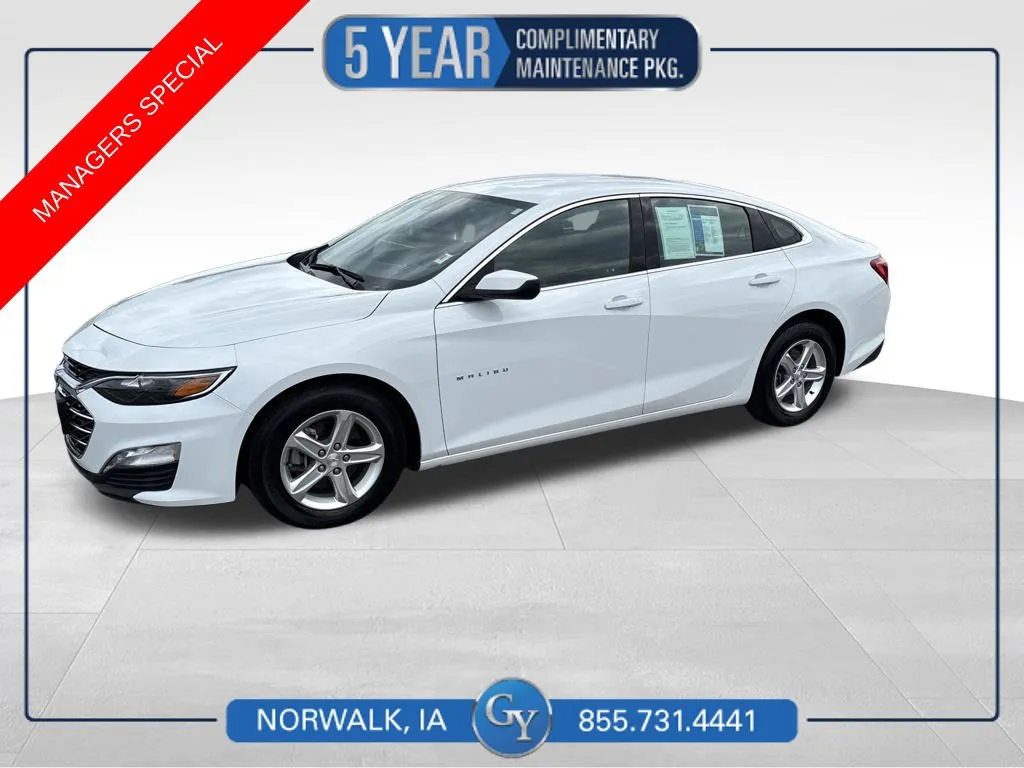 White 2024 Chevrolet Malibu LT for sale in Norwalk, IA