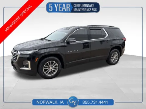 Black 2023 Chevrolet Traverse LT for sale in Norwalk, IA
