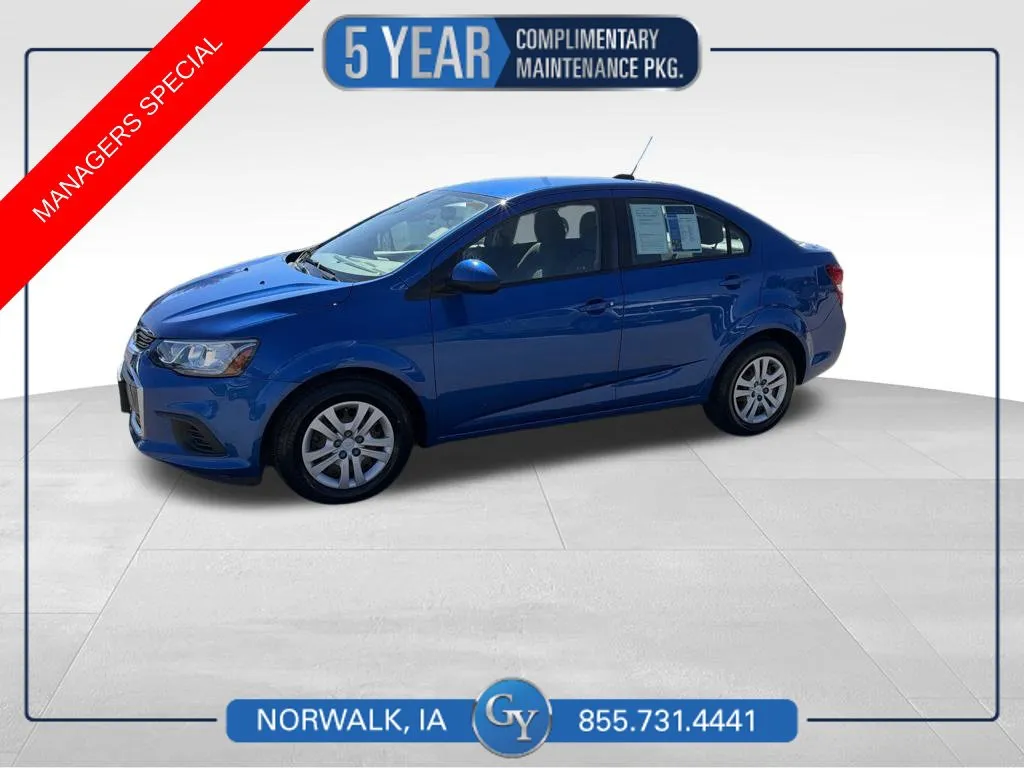 Blue 2020 Chevrolet Sonic LS for sale in Norwalk, IA