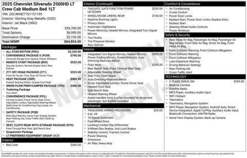 Photos of 2025 Chevrolet Silverado 2500 HD LT for sale in Norwalk, IA at Gregg Young Chevrolet of Norwalk