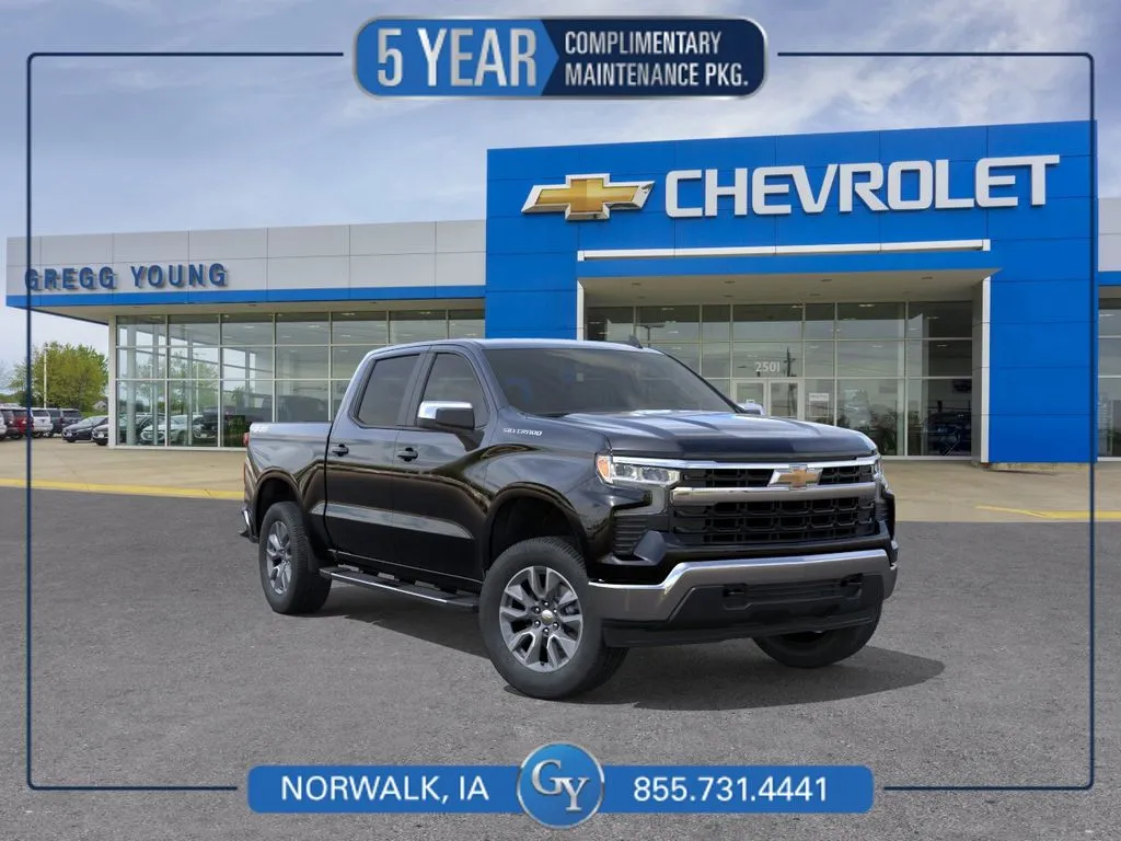 Black 2026 Chevrolet Silverado 1500 LT for sale in Norwalk, IA