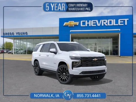 White 2026 Chevrolet Tahoe High Country for sale in Norwalk, IA
