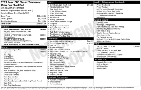 Photos of 2023 Ram 1500 Classic Tradesman for sale in Norwalk, IA at Gregg Young Chevrolet of Norwalk