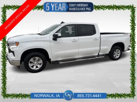 White 2024 Chevrolet Silverado 1500 LT for sale in Norwalk, IA