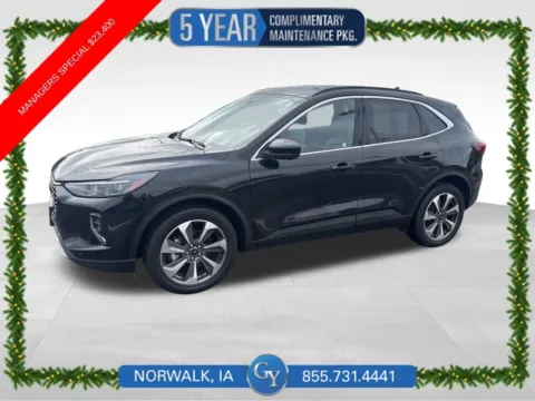 Black 2023 Ford Escape Platinum for sale in Norwalk, IA