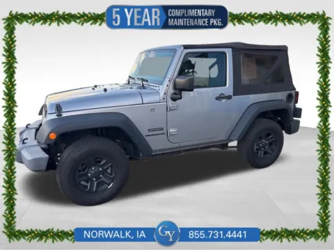 Silver 2017 Jeep Wrangler Sport for sale in Norwalk, IA