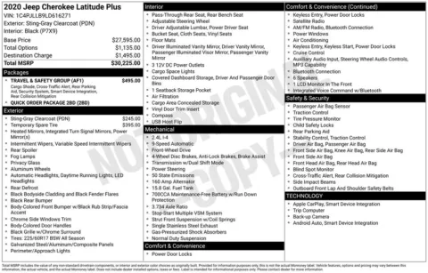 Photos of 2020 Jeep Cherokee Latitude Plus for sale in Norwalk, IA at Gregg Young Chevrolet of Norwalk