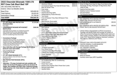 Photos of 2022 Chevrolet Silverado 1500 LTD RST for sale in Norwalk, IA at Gregg Young Chevrolet of Norwalk