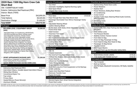 Photos of 2020 Ram 1500 Big Horn/Lone Star for sale in Norwalk, IA at Gregg Young Chevrolet of Norwalk