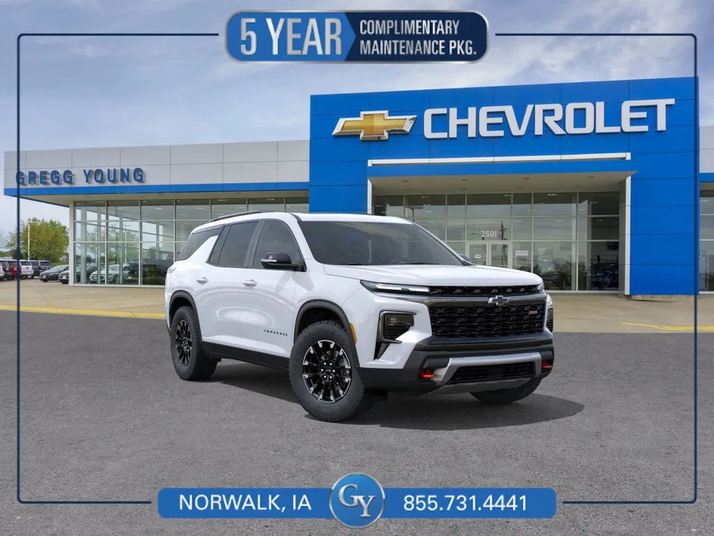 White 2026 Chevrolet Traverse Z71 for sale in Norwalk, IA