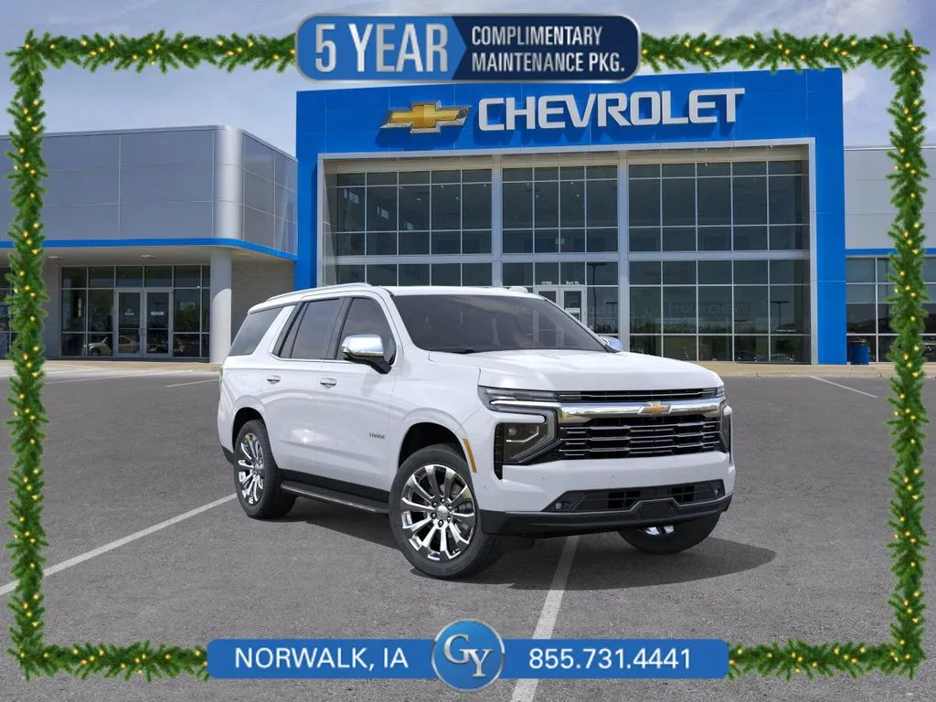 White 2026 Chevrolet Tahoe Premier for sale in Norwalk, IA