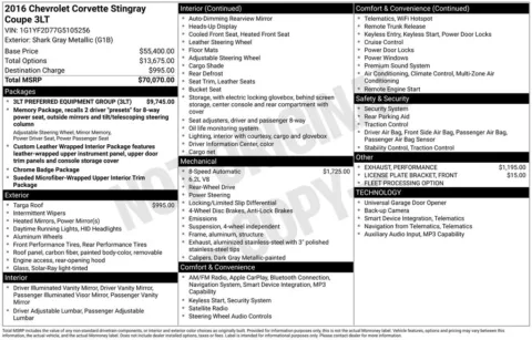 Photos of 2016 Chevrolet Corvette Stingray for sale in Norwalk, IA at Gregg Young Chevrolet of Norwalk