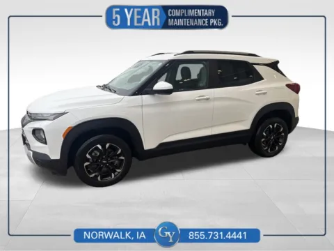 White 2022 Chevrolet TrailBlazer LT for sale in Norwalk, IA