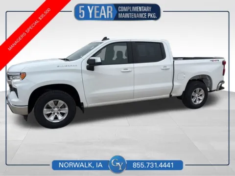 White 2023 Chevrolet Silverado 1500 LT for sale in Norwalk, IA