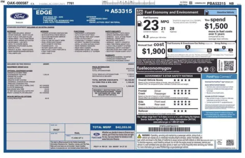 Photos of 2023 Ford Edge SEL for sale in Norwalk, IA at Gregg Young Chevrolet of Norwalk
