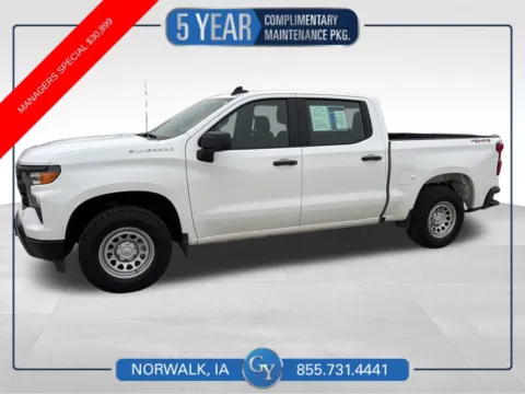 White 2024 Chevrolet Silverado 1500 WT for sale in Norwalk, IA