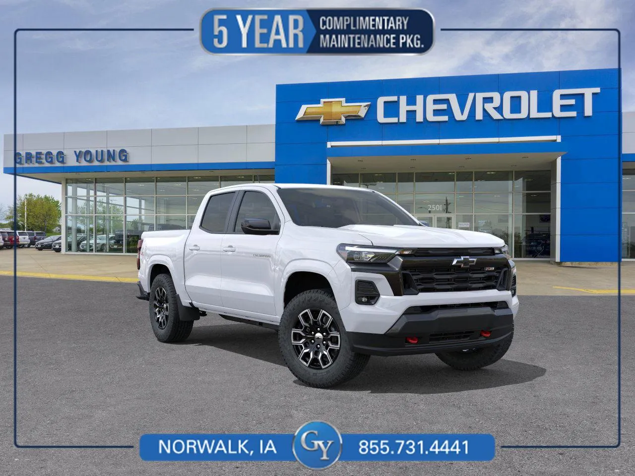 White 2026 Chevrolet Colorado 4WD Z71 for sale in Norwalk, IA