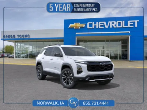 White 2026 Chevrolet Equinox RS for sale in Norwalk, IA