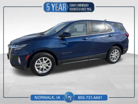 Blue 2022 Chevrolet Equinox LT for sale in Norwalk, IA