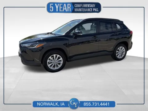 Black 2024 Toyota Corolla Cross LE for sale in Norwalk, IA