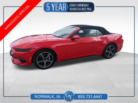 Red 2025 Ford Mustang EcoBoost Premium for sale in Norwalk, IA