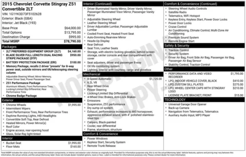 Photos of 2015 Chevrolet Corvette Stingray Z51 for sale in Norwalk, IA at Gregg Young Chevrolet of Norwalk