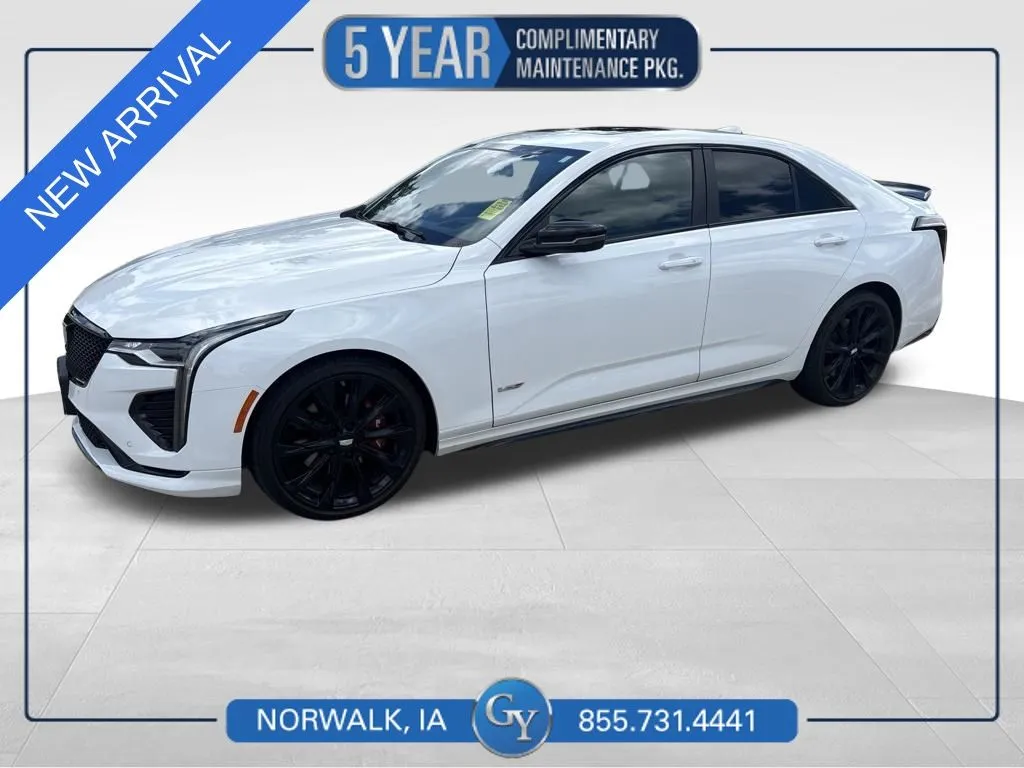 White 2024 Cadillac CT4 V-Series for sale in Norwalk, IA